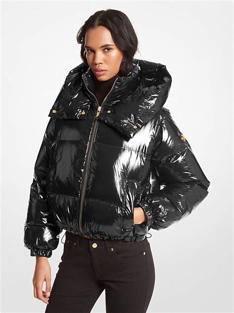 michael kors cire quilted puffer jacket|Michael Kors puffer jacket sale.